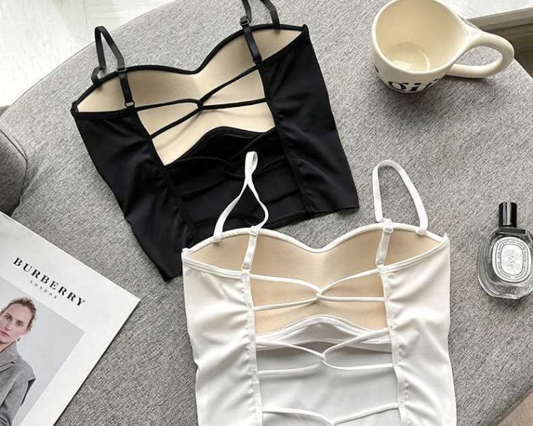 Ice silk spring and summer tops sling bottoming vest