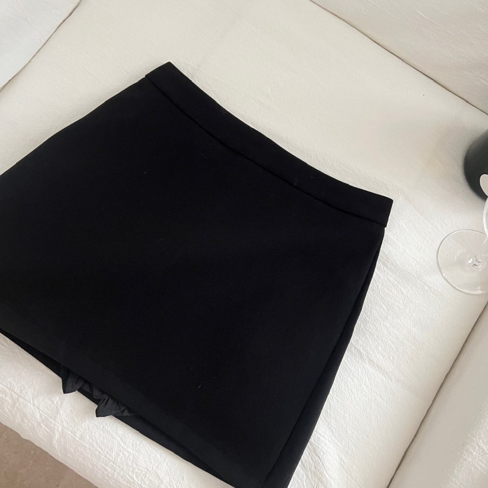 Casual fashion coat France style short skirt 2pcs set