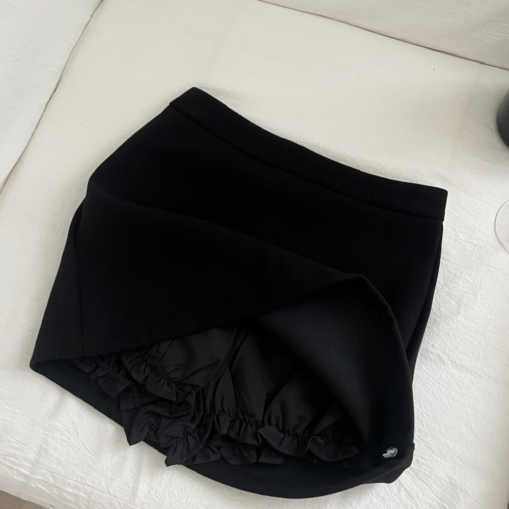 Casual fashion coat France style short skirt 2pcs set