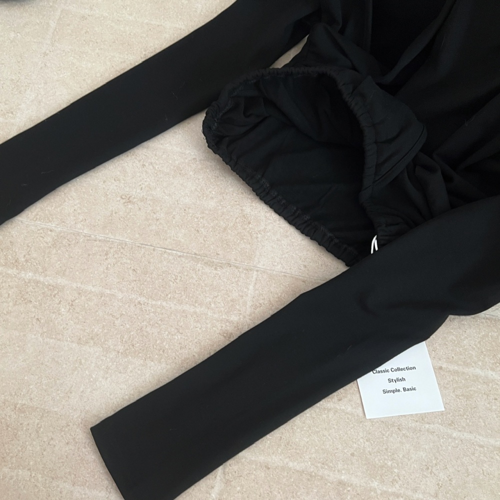 Winter fox tops double color fur collar bottoming shirt