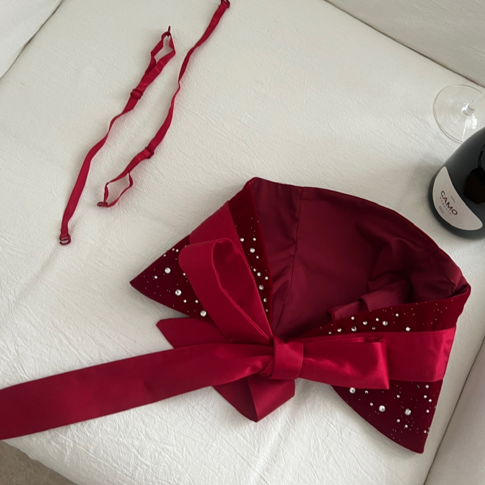 Christmas retro velvet dress