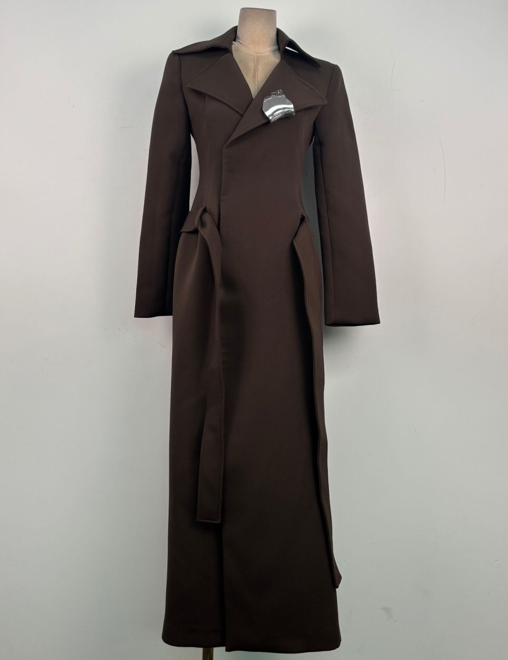 Slim niche temperament dress commuting simple coat