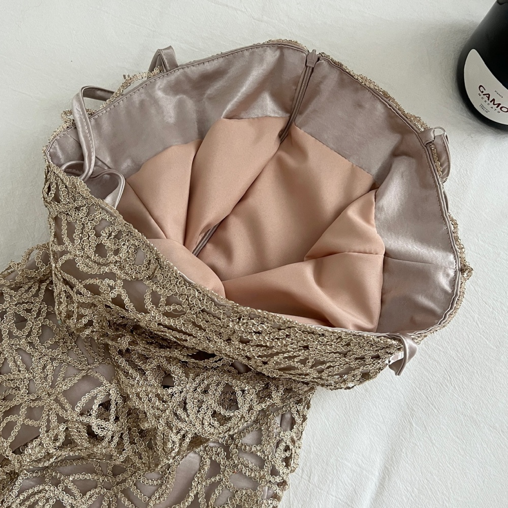 Watkins sling dress embroidered stereoscopic formal dress