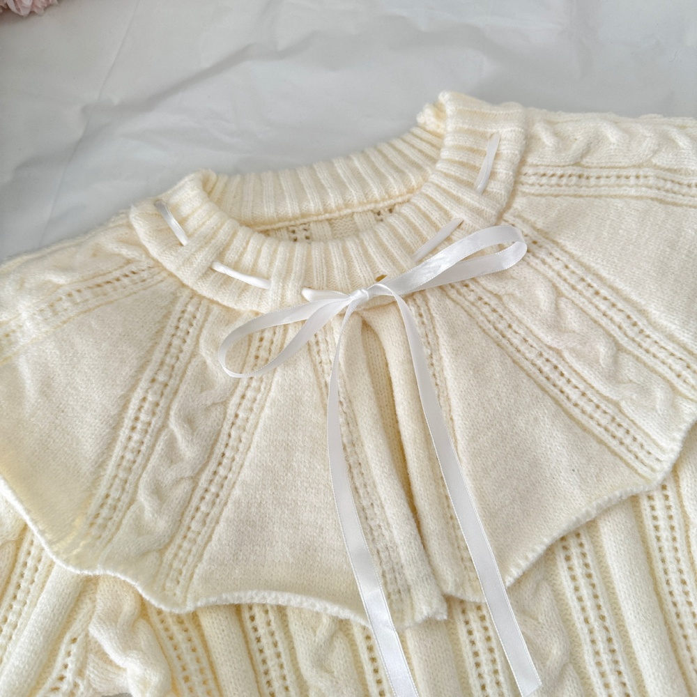 Frenum twist short skirt antique silver sweater 2pcs set