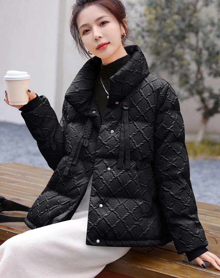 Winter short thermal coat Western style down cotton coat
