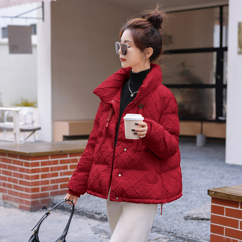 Winter short thermal coat Western style down cotton coat