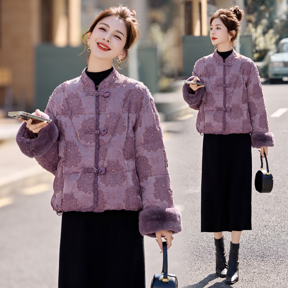 Chinese style duck down down coat