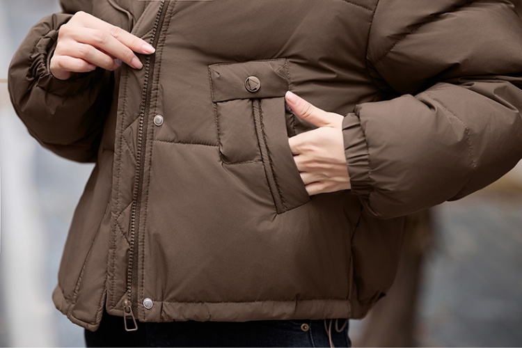 Thermal cstand collar short coat fashion winter down coat