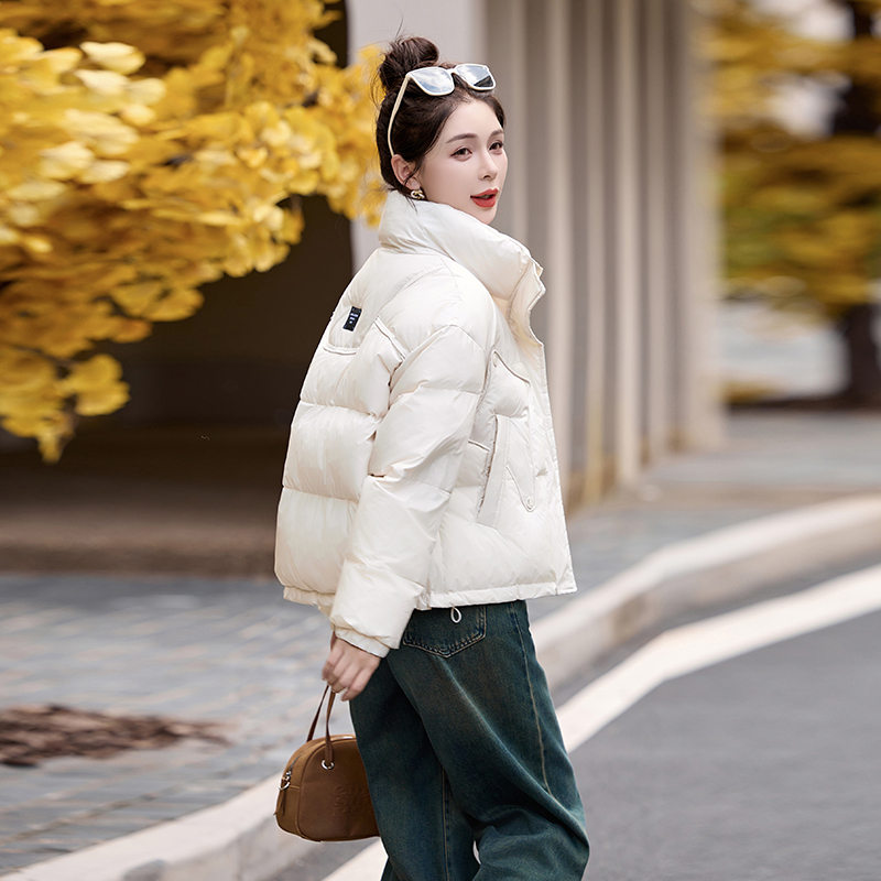 Thermal cstand collar short coat fashion winter down coat