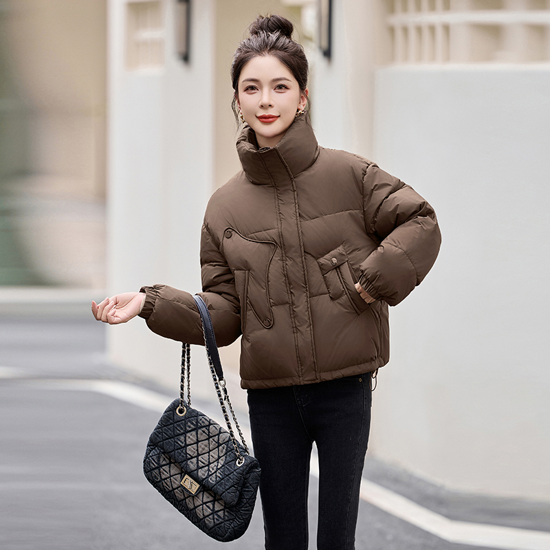 Thermal cstand collar short coat fashion winter down coat