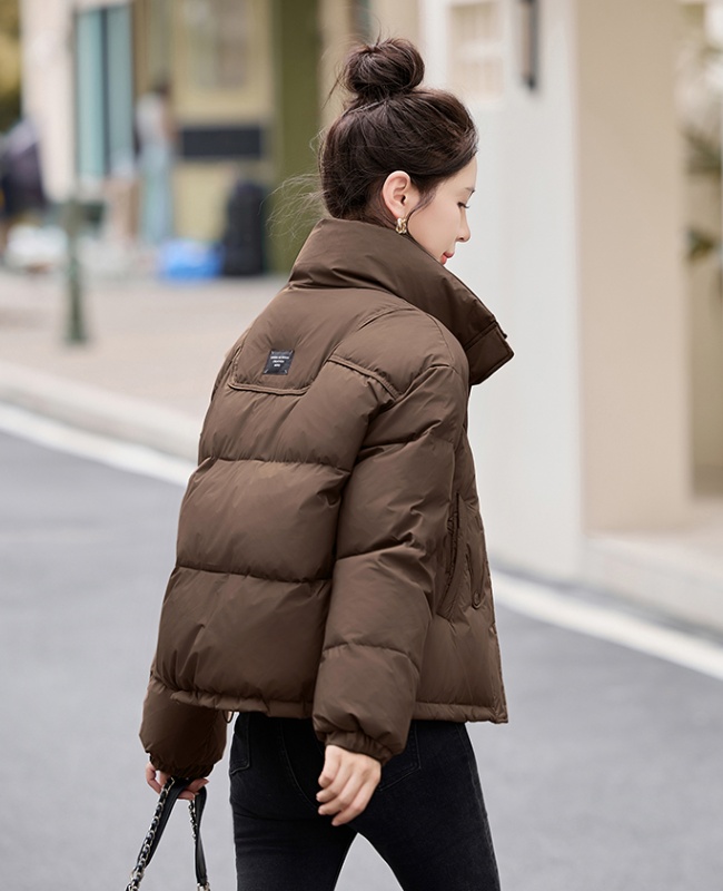 Thermal cstand collar short coat fashion winter down coat