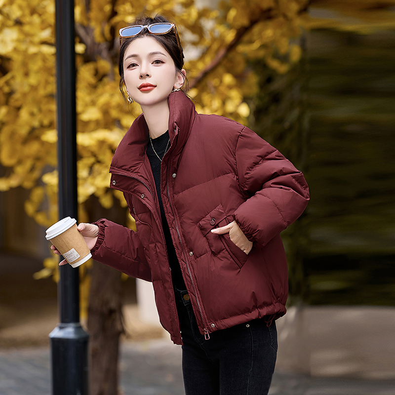 Thermal cstand collar short coat fashion winter down coat