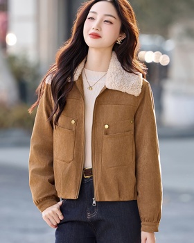 Thermal winter down coat short duck down parka