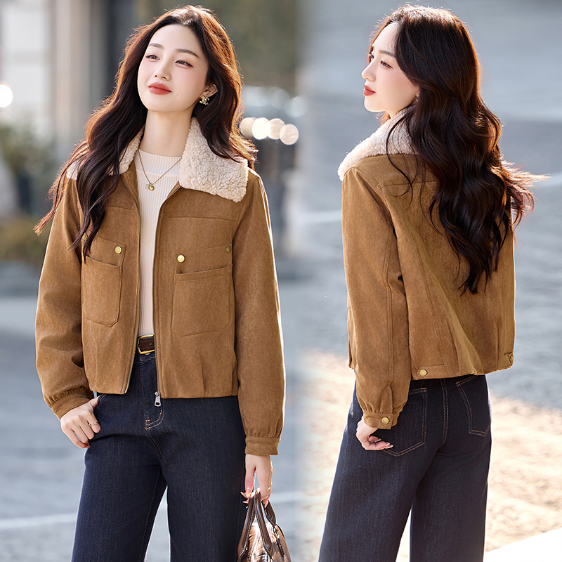 Thermal winter down coat short duck down parka