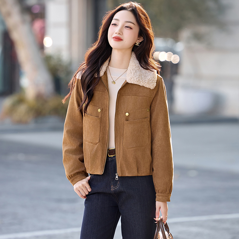 Thermal winter down coat short duck down parka