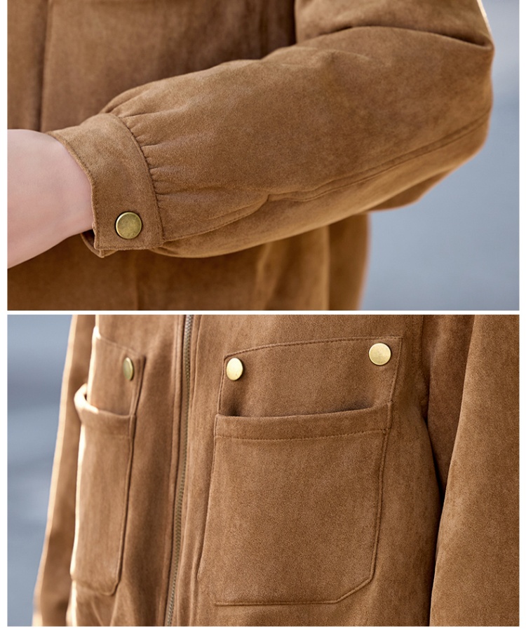 Thermal winter down coat short duck down parka