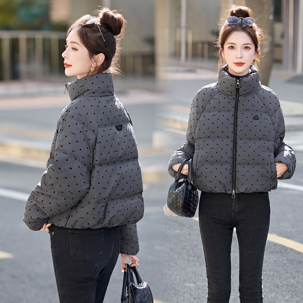 Winter Casual thick bread clothing fashion short down coat