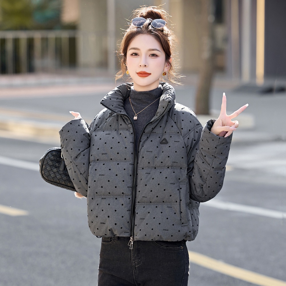 Winter Casual thick bread clothing fashion short down coat