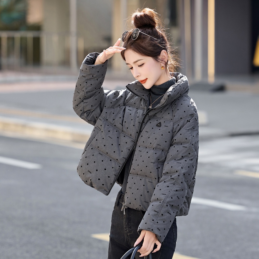 Winter Casual thick bread clothing fashion short down coat