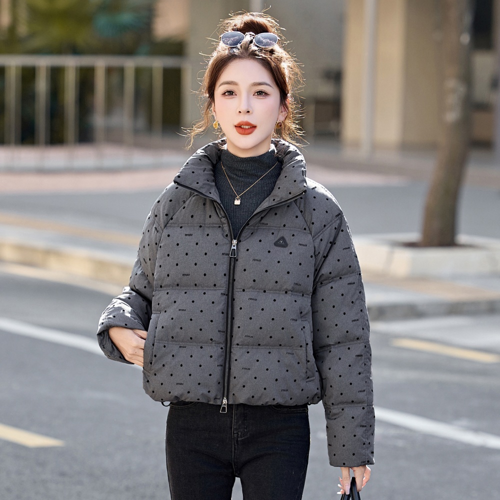 Winter Casual thick bread clothing fashion short down coat