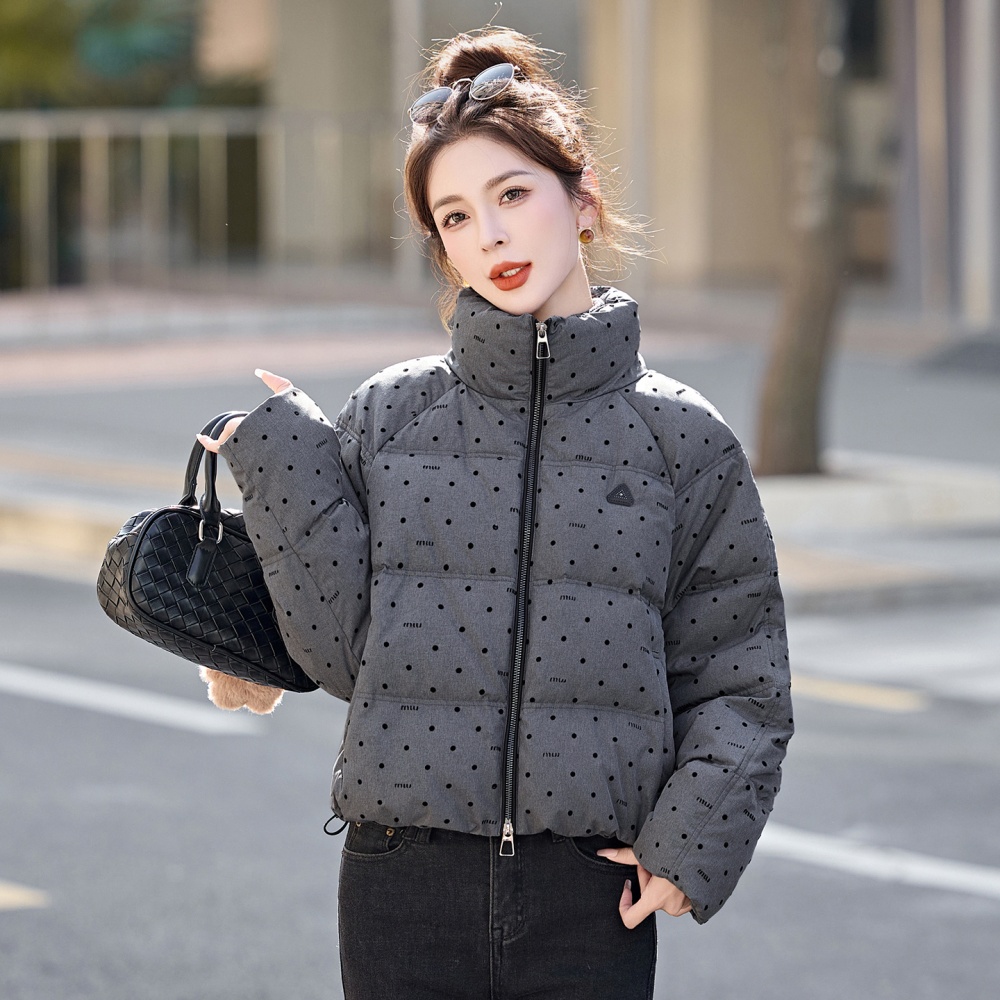 Winter Casual thick bread clothing fashion short down coat