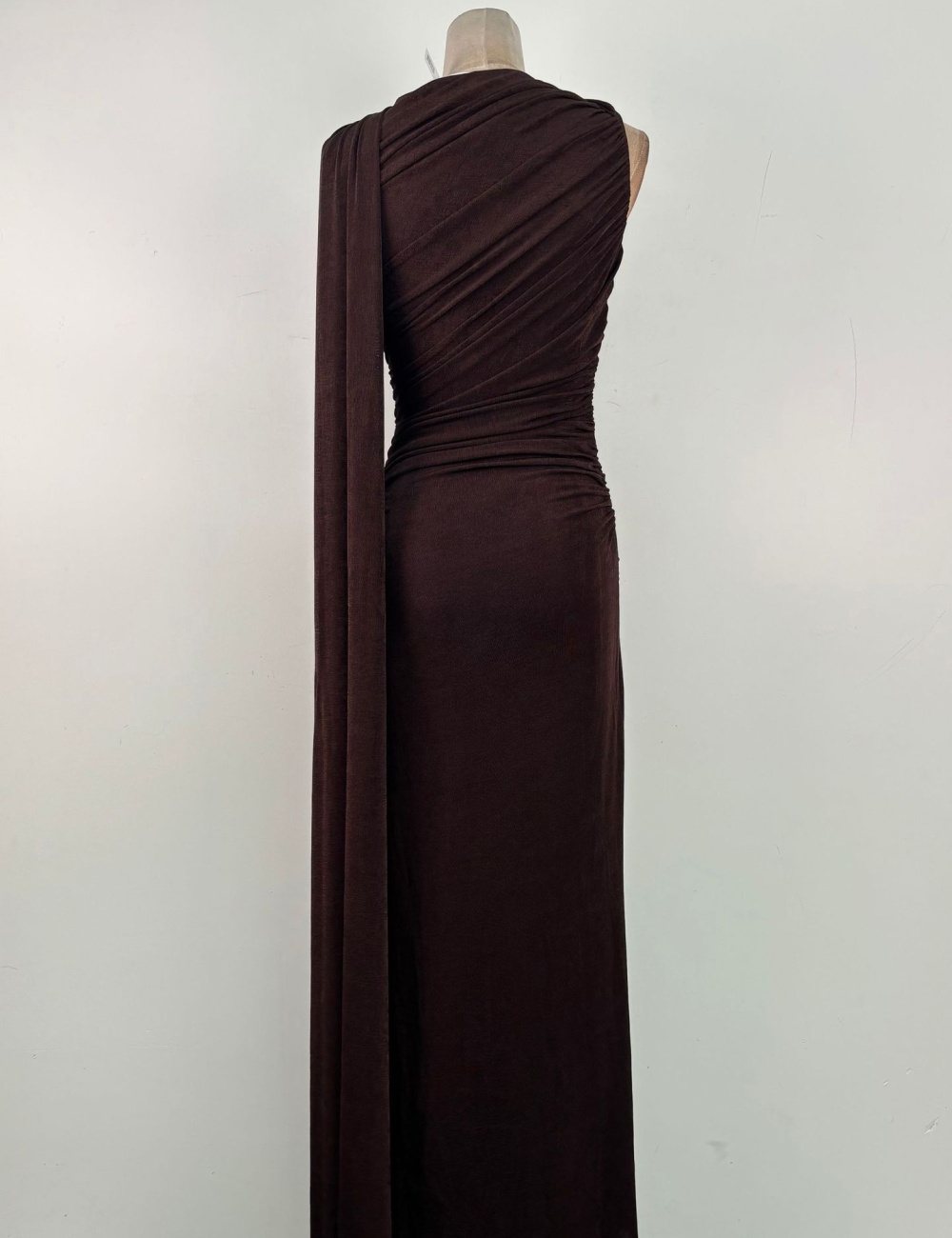 Temperament niche formal dress sleeveless chouzhe dress