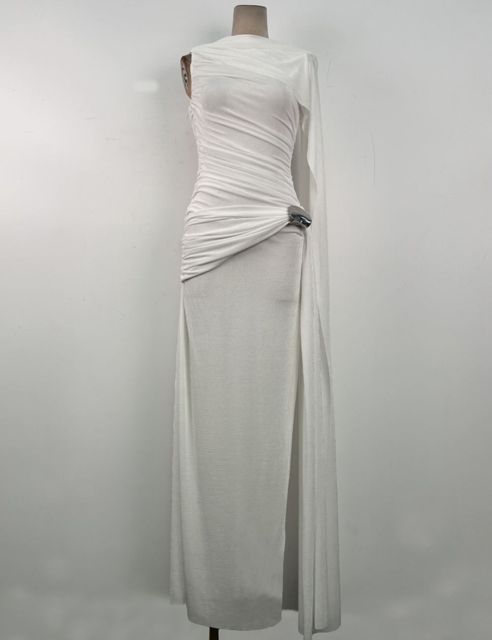 Temperament niche formal dress sleeveless chouzhe dress