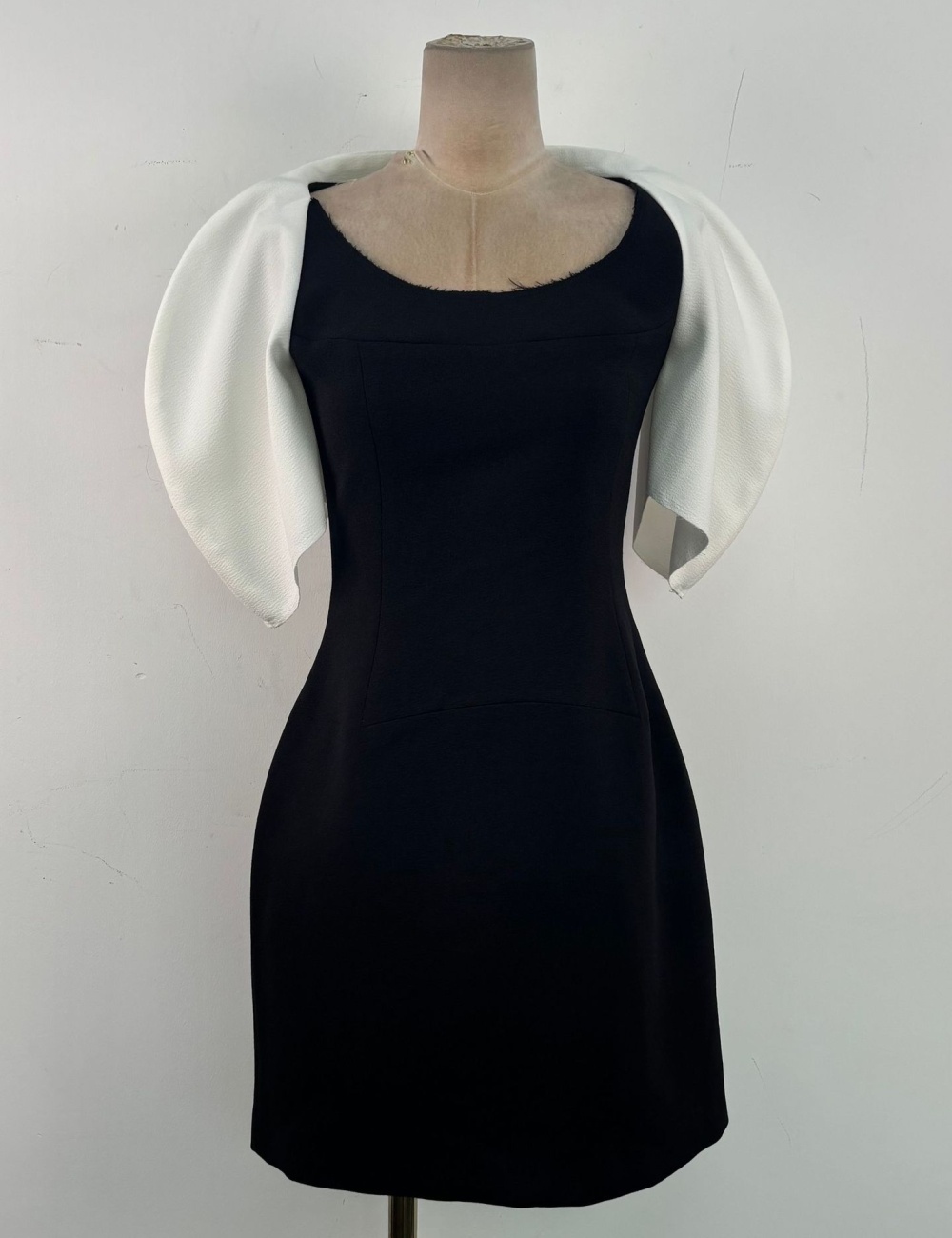 Slim mixed colors dress niche temperament T-back