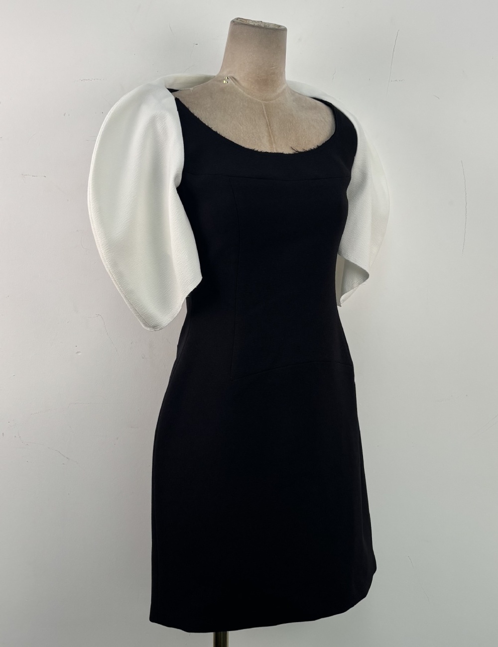 Slim mixed colors dress niche temperament T-back