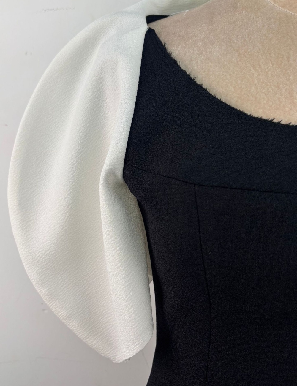 Slim mixed colors dress niche temperament T-back