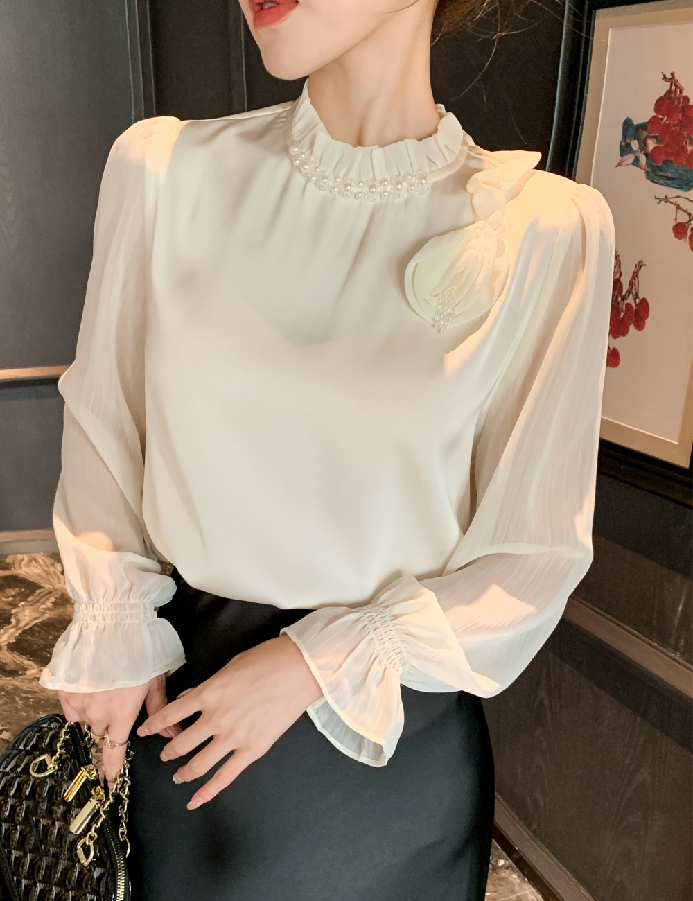 Stereoscopic fungus temperament tops profession flowers shirt