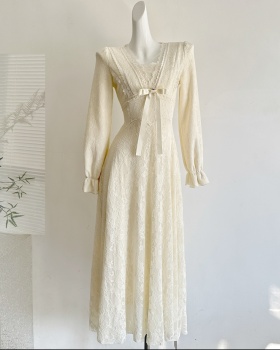 Lace enticement Sexy underwear pinched waist France style dress