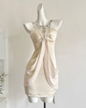 All-match swan fashion high waist dress