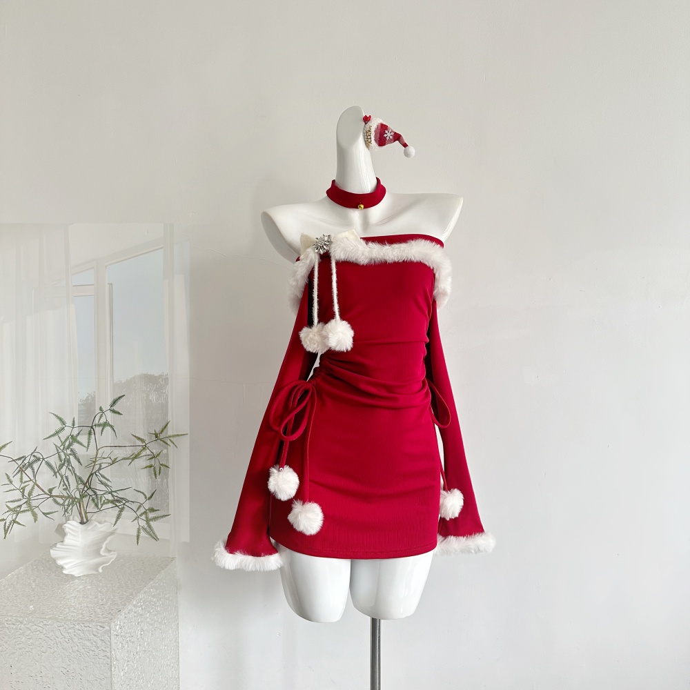 Fashion christmas dress a set