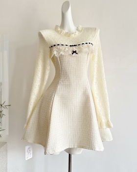 Annual meeting refinement lace chanelstyle dress for women