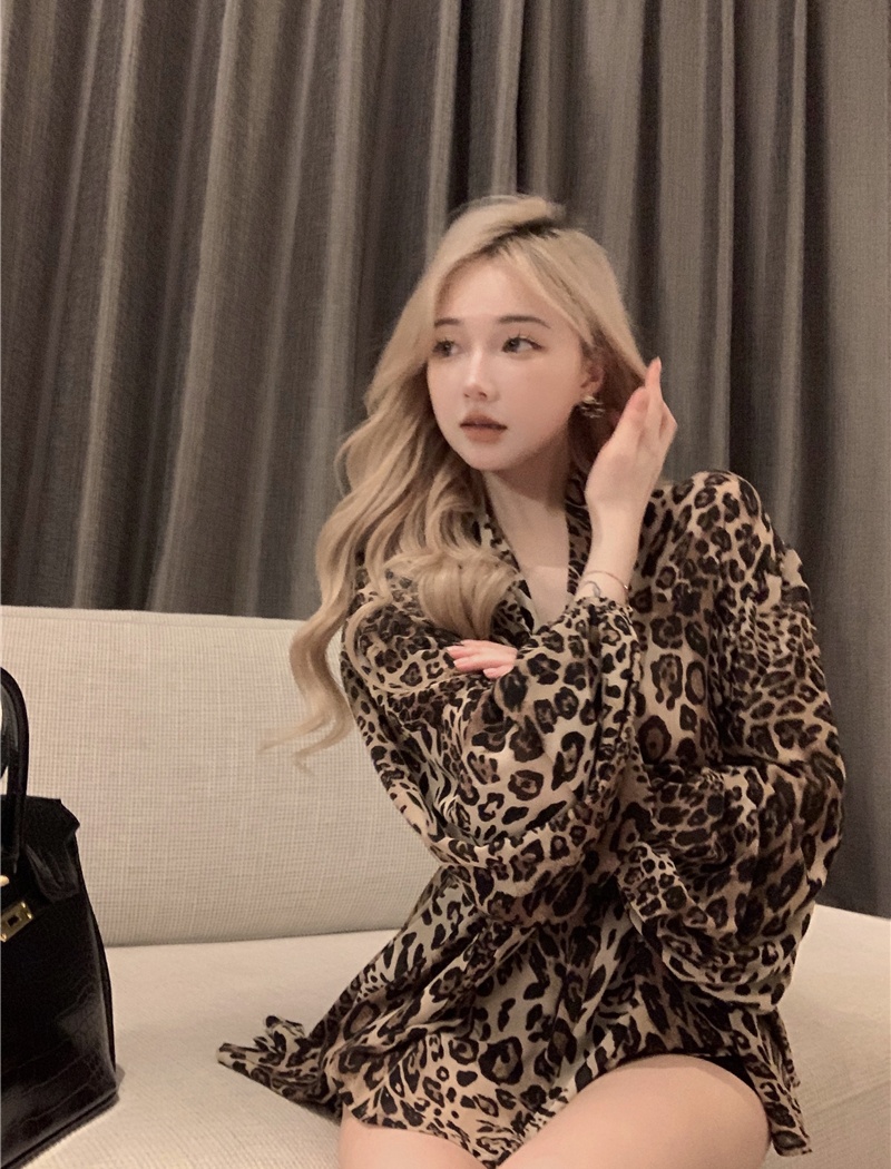 Drape spicegirl shirt long sleeve loose tops