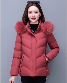 Middle-aged short coat thick winter cotton coat for women