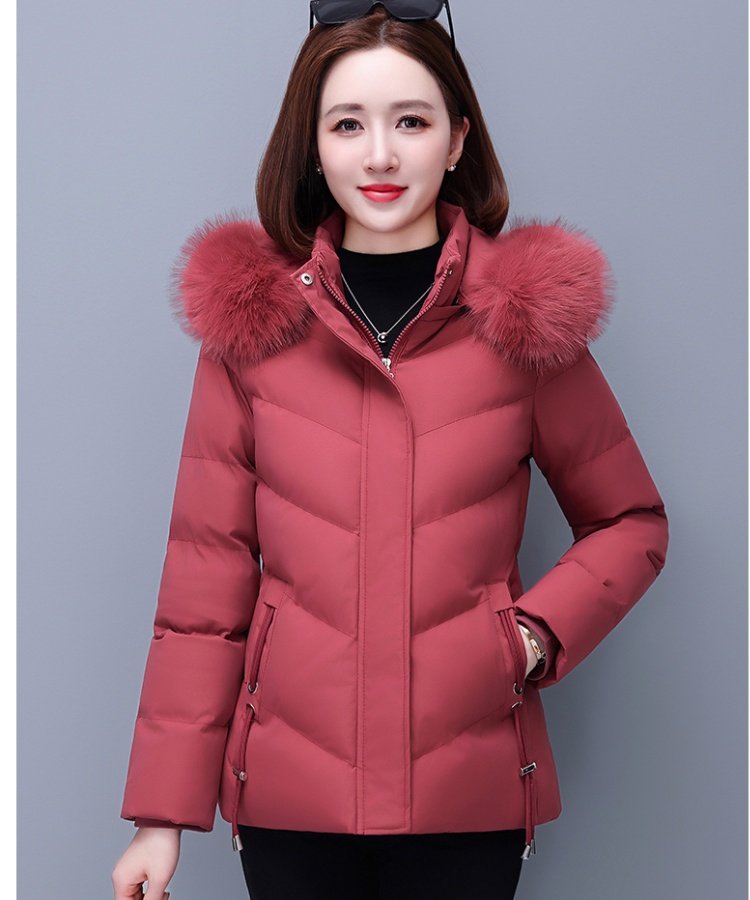 Middle-aged short coat thick winter cotton coat for women
