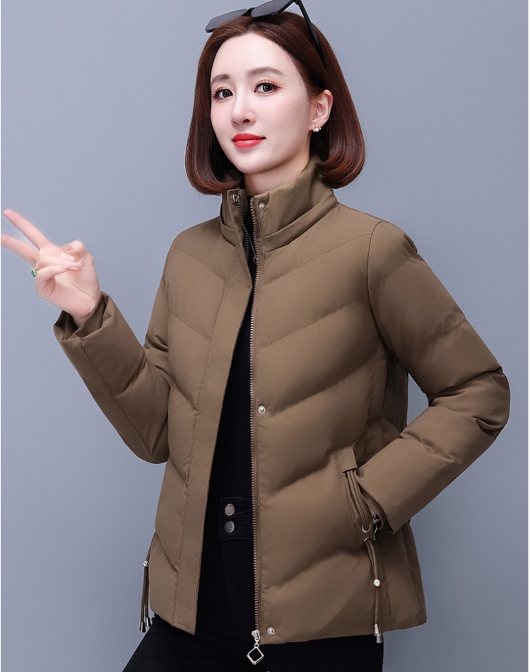 Middle-aged short coat thick winter cotton coat for women