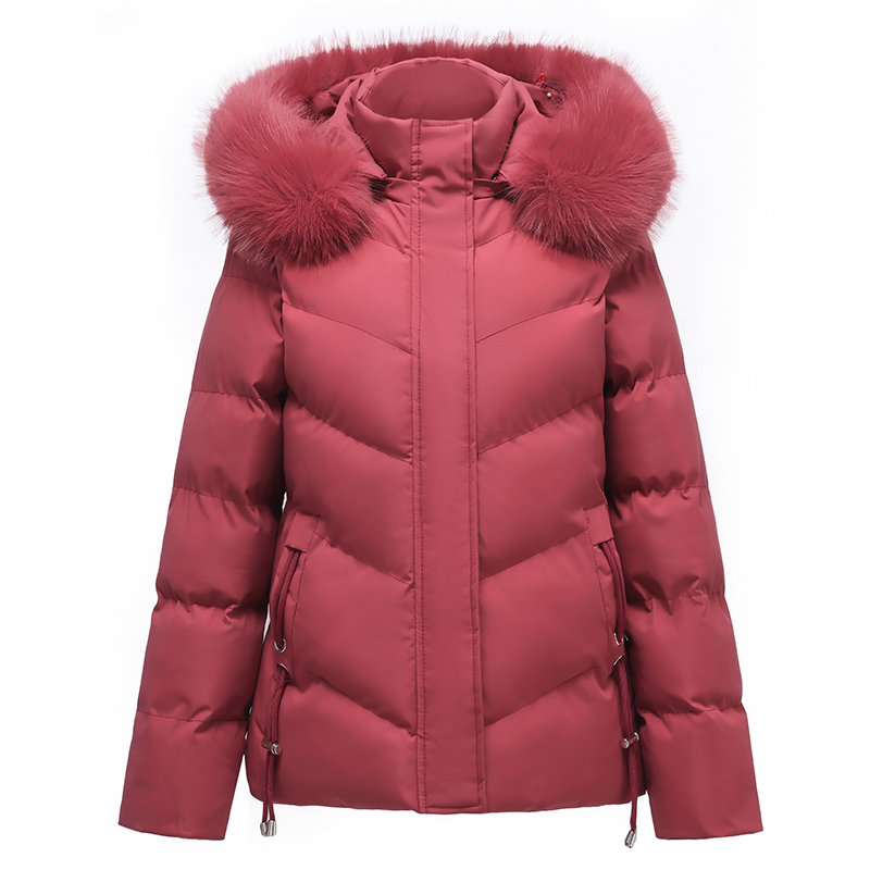 Middle-aged short coat thick winter cotton coat for women