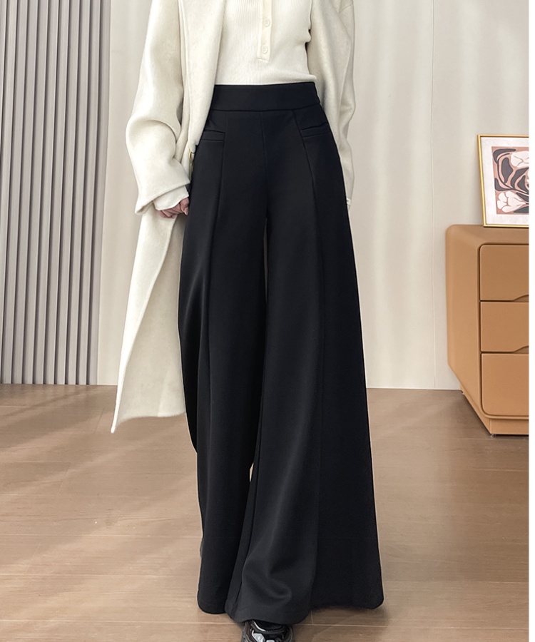 Slim autumn and winter large yard pants for women