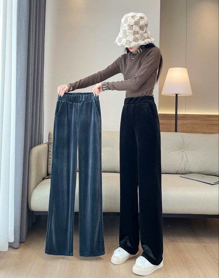 Autumn and winter casual pants wide leg pants for women