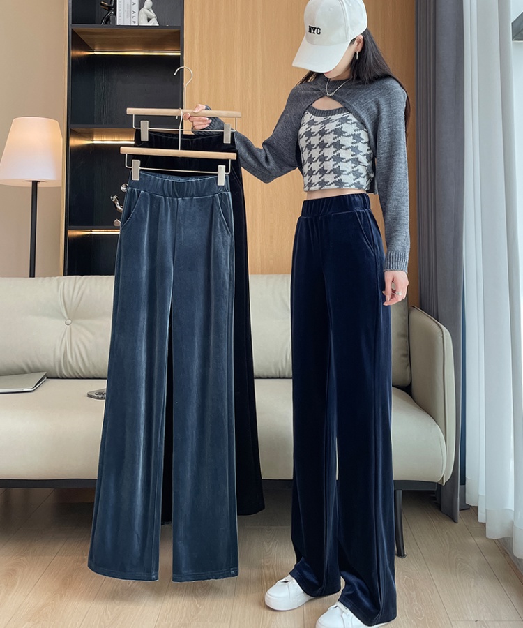 Autumn and winter casual pants wide leg pants for women