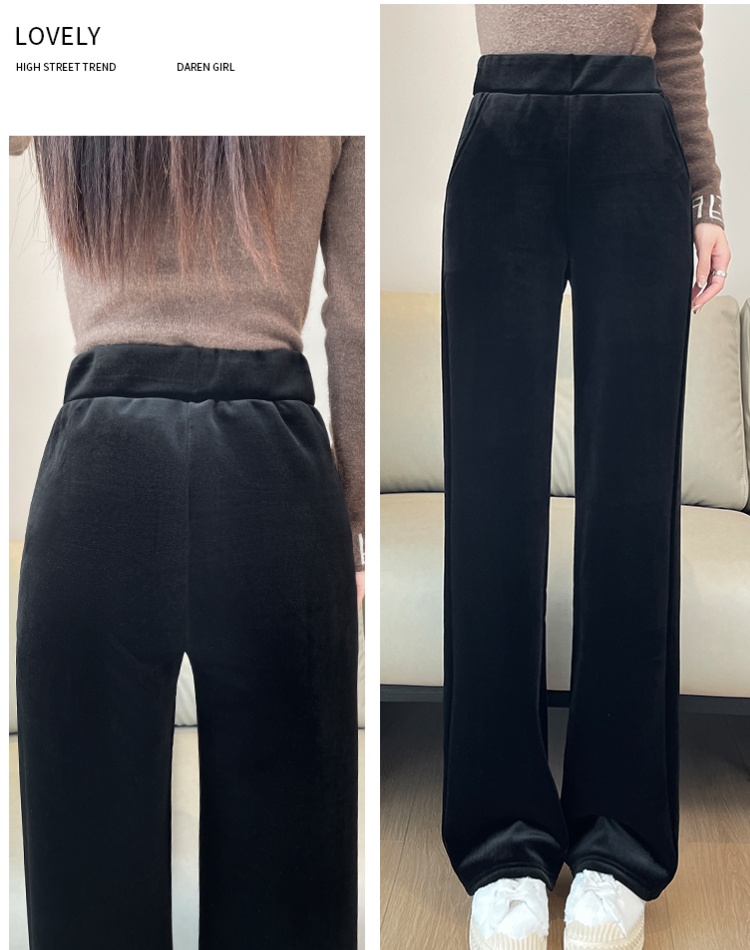 Autumn and winter casual pants wide leg pants for women