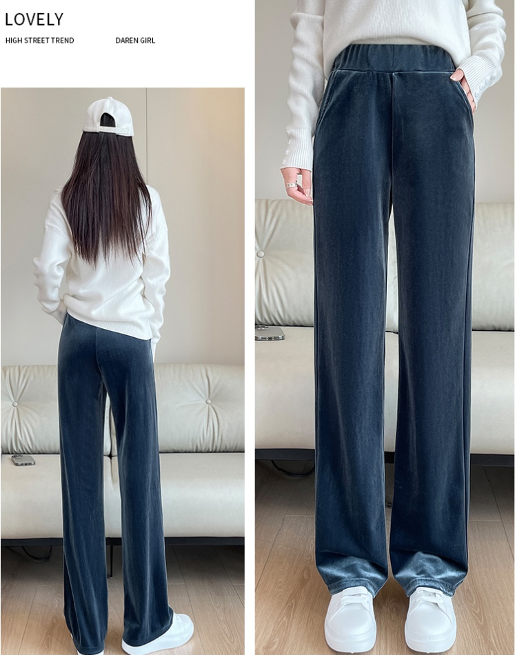 Autumn and winter casual pants wide leg pants for women