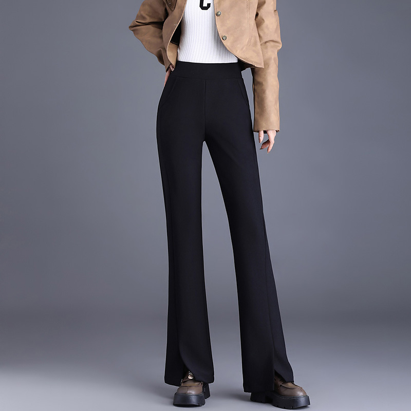 Autumn and winter niche pants large yard flare pants