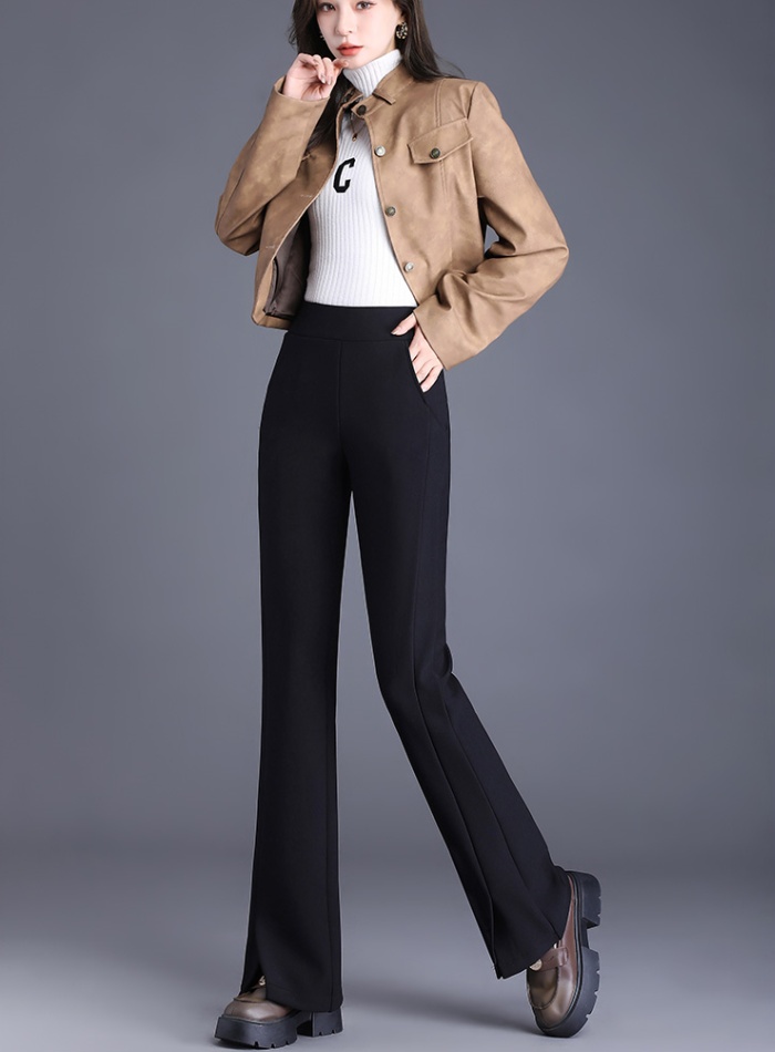 Autumn and winter niche pants large yard flare pants