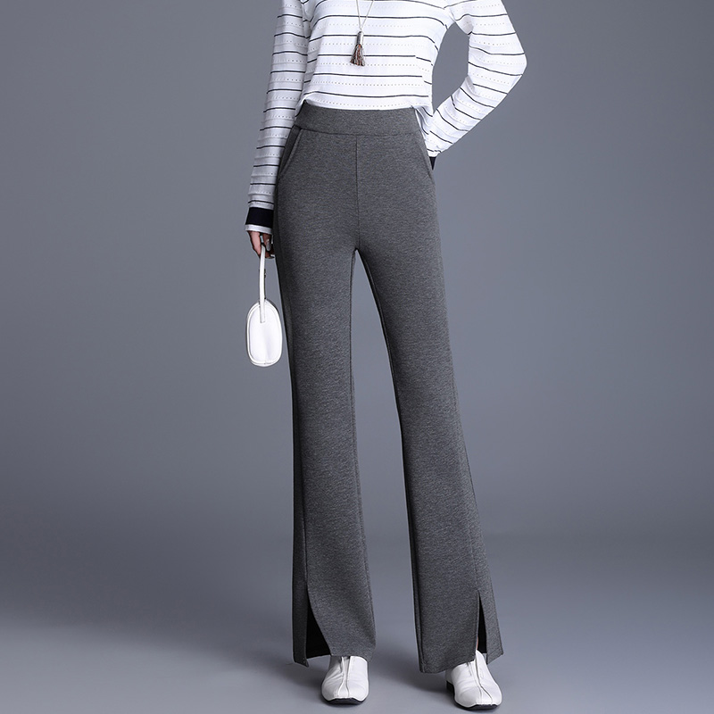 Autumn and winter niche pants large yard flare pants