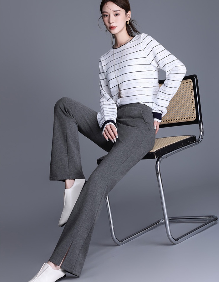 Autumn and winter niche pants large yard flare pants