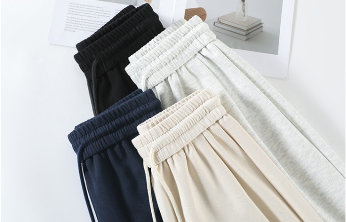 Nine tenths casual pants wide leg pants for women